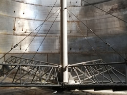 Ф18m槽耙（濃密機）槽內圖